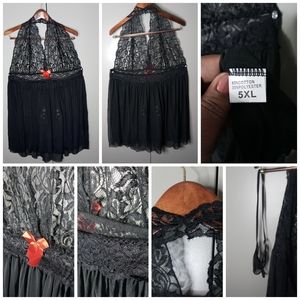 🌵Plus Black Lace Lingerie Combo 5x